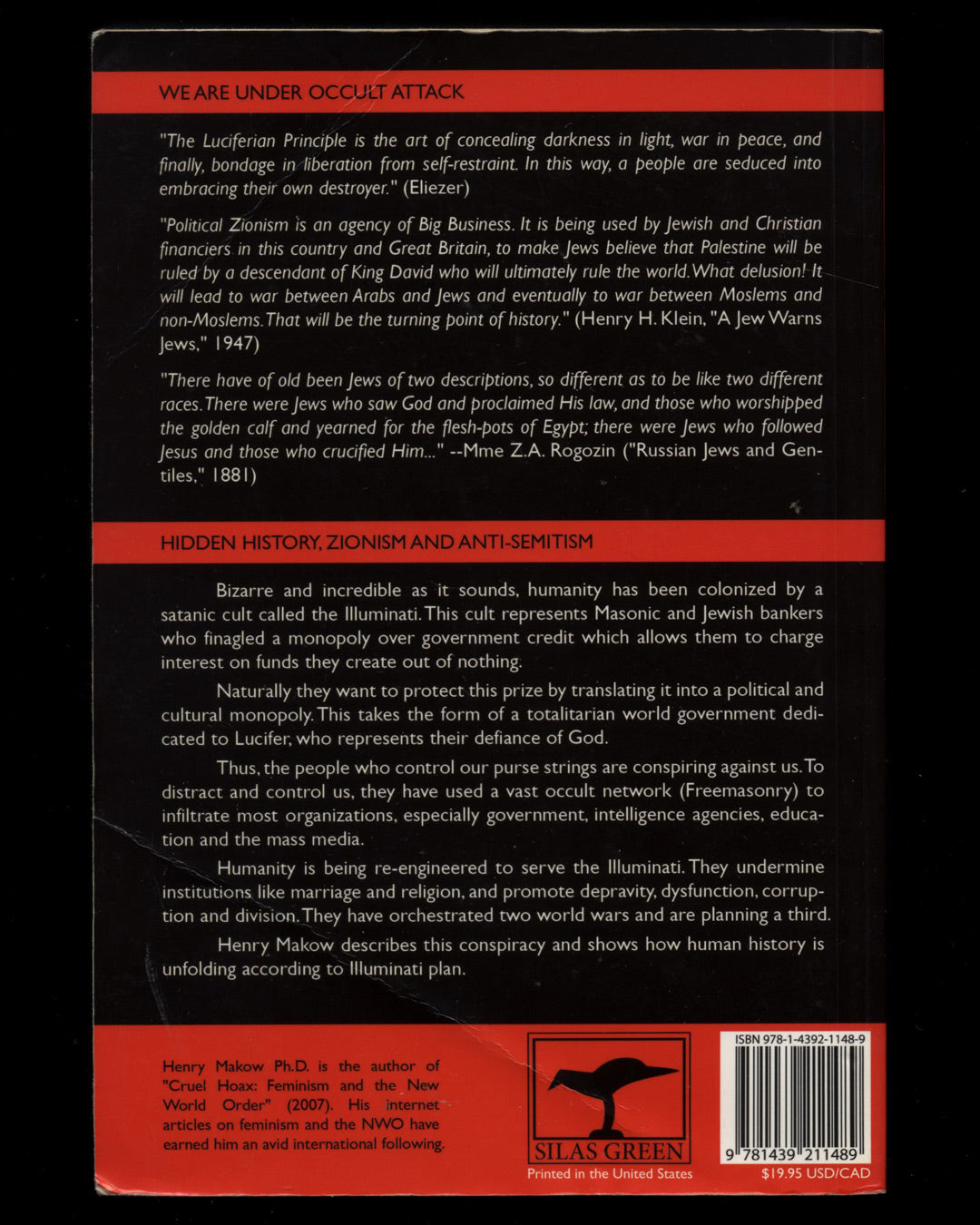 Illuminati, The Cult that Hijacked the World by Henry Makow Ph.D.