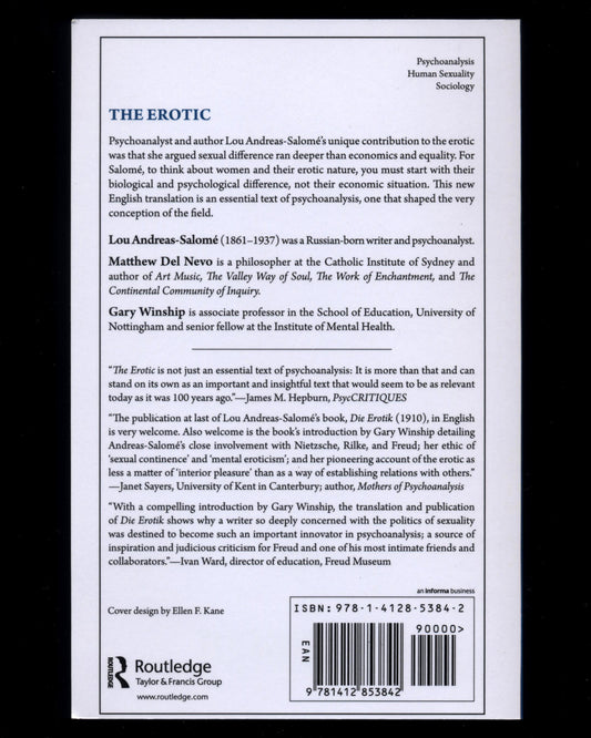 The Erotic by Lou Andreas-Salomé