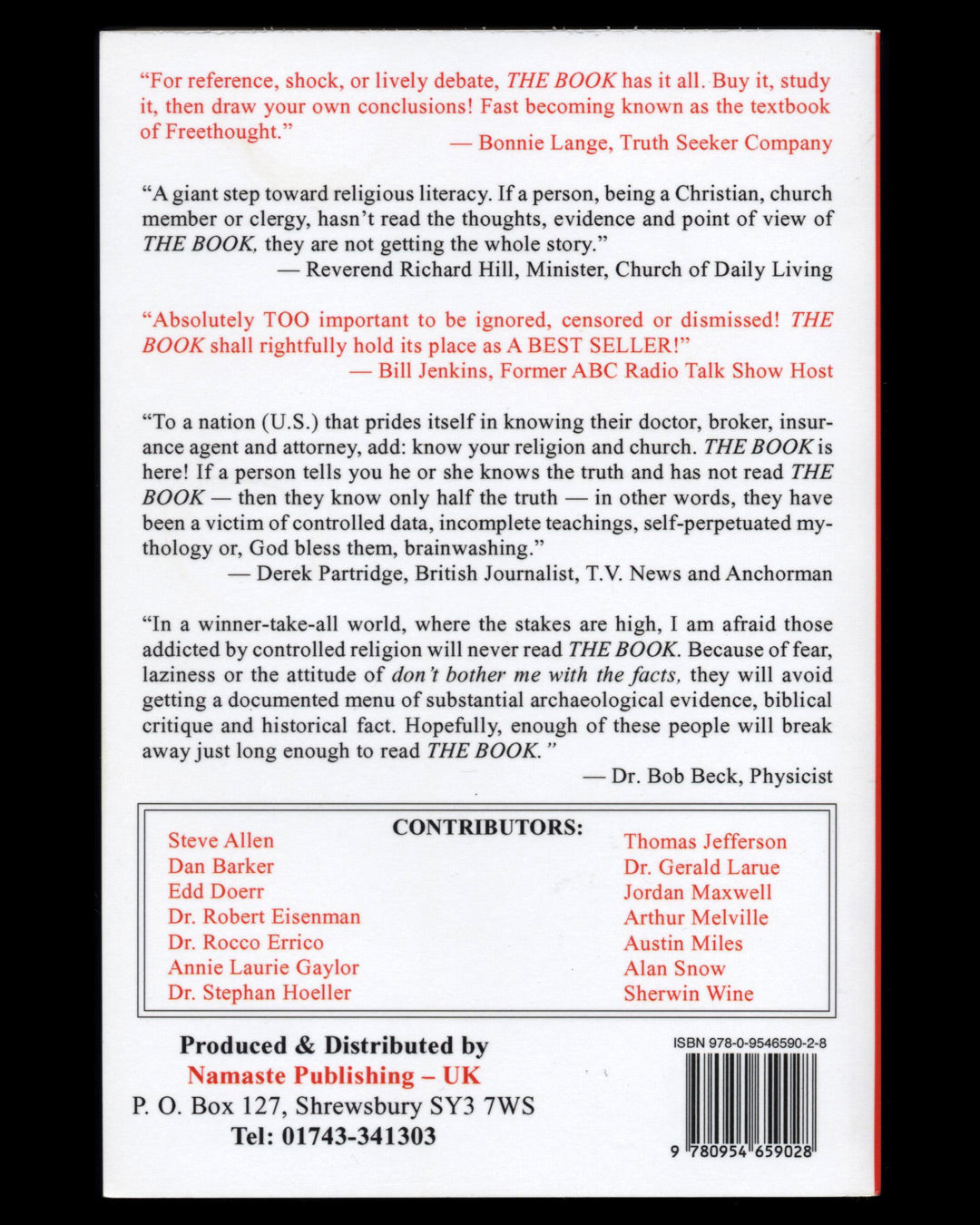 The Book Your Church Doesn't Want You To Read, Edited by Tim C. Leedom