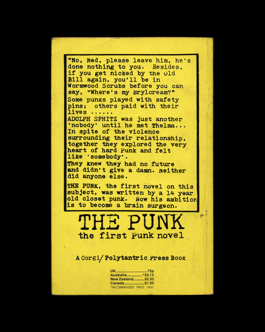 The Punk by Gideon Sams