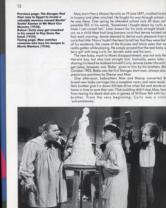 The Wacky World of the 3 Stooges by Annie McGarry 1st ed.