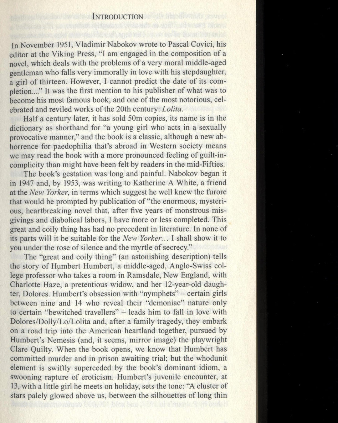 Lolita by Vladimir Nabokov