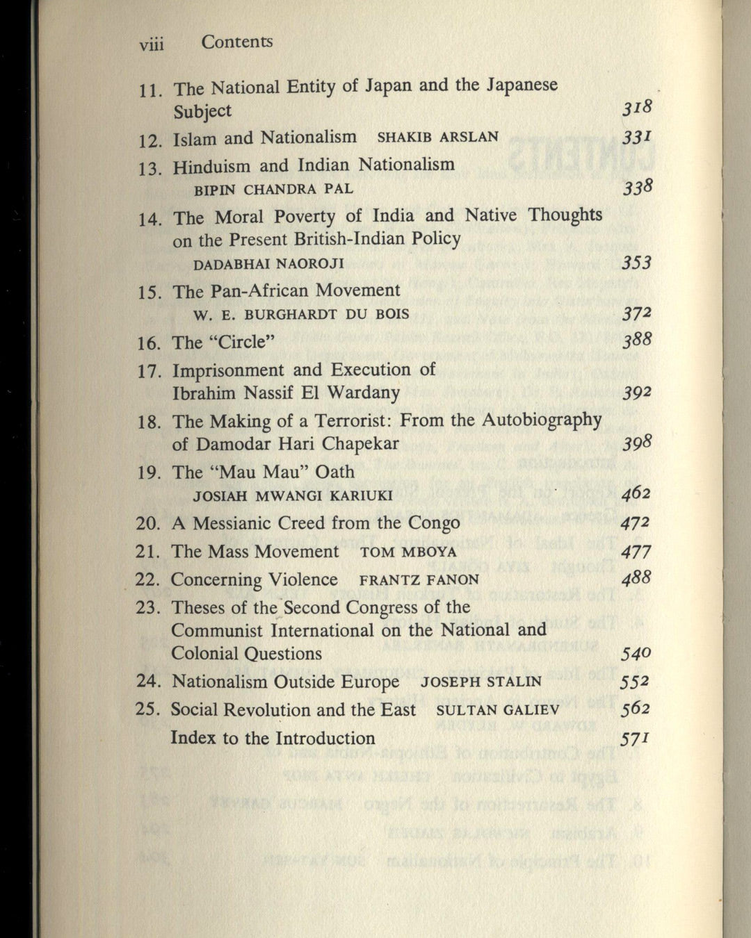 Nationalism in Asia and Africa, Edited by Elie Kedourie