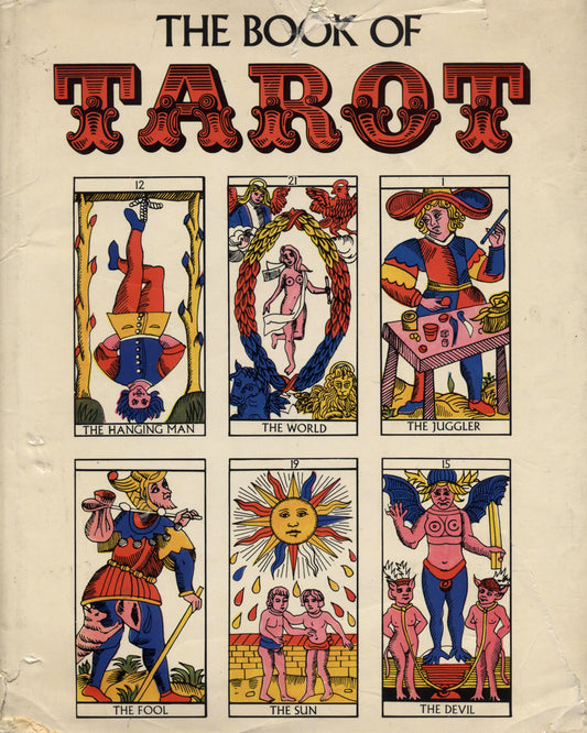 The Book of Tarot by Fred Gettings 1st ed.