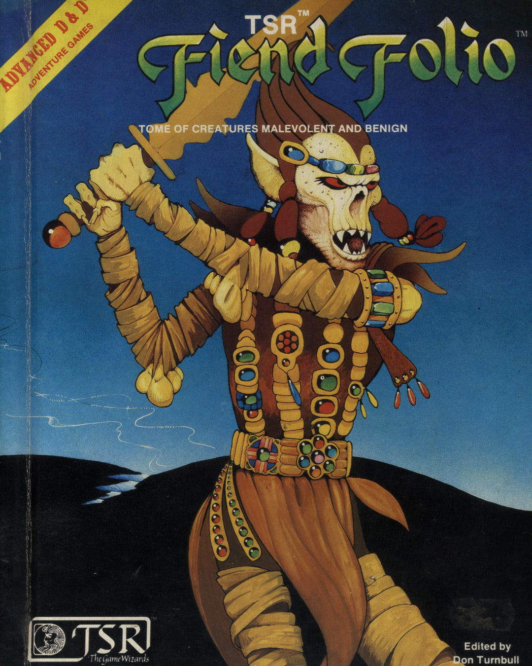 Fiend Folio, Tome of Creatures Malevolent and Benign, Edited by Don Turnbull 1st ed.