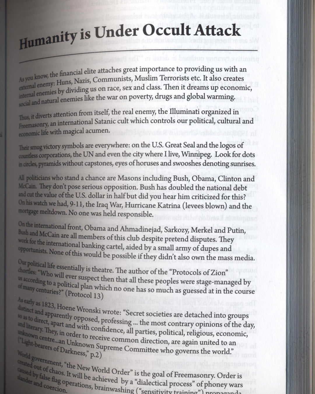 Illuminati, The Cult that Hijacked the World by Henry Makow Ph.D.