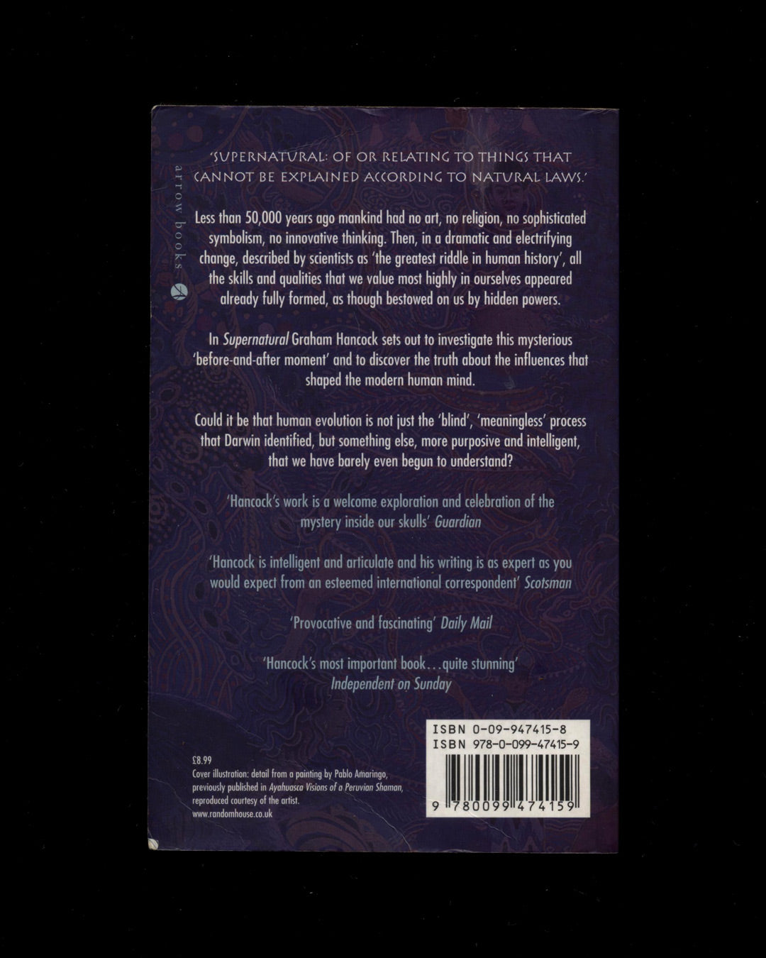 Supernatural, Meetings with the Ancient Teachers of Mankind by Graham Hancock