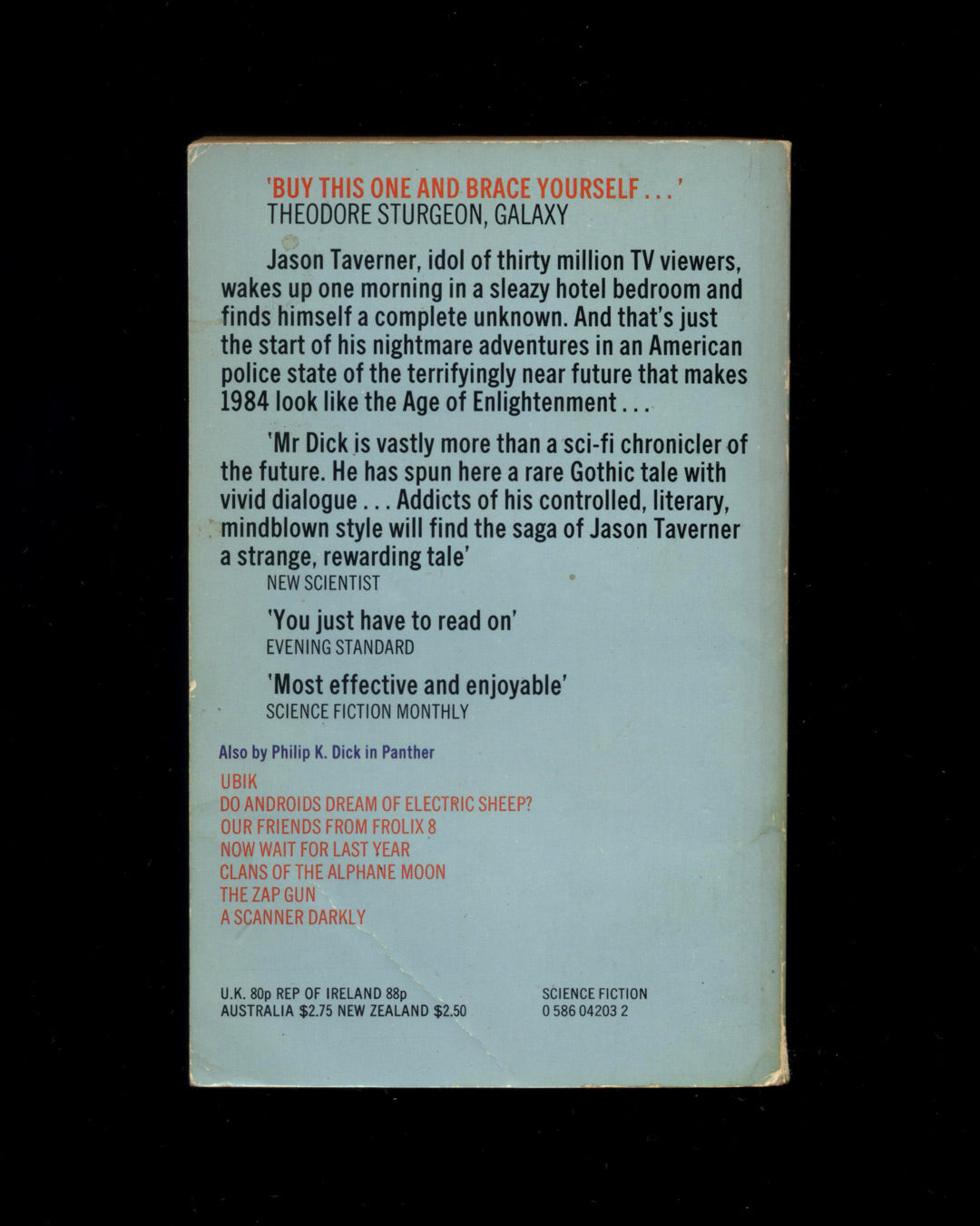 Flow My Tears, the Policeman Said by Philip K. Dick
