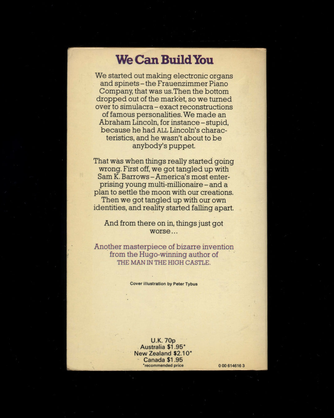 We Can Build You by Philip K. Dick 1st UK ed.