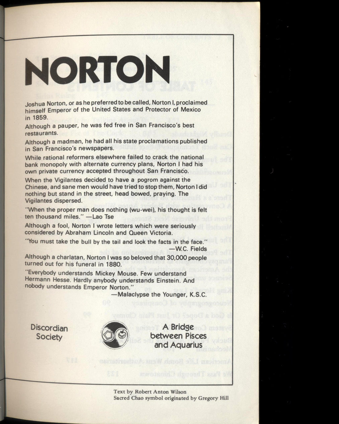 Right Where You Are Sitting Now: Further Tales of the Illuminati by Robert Anton Wilson 1st ed.