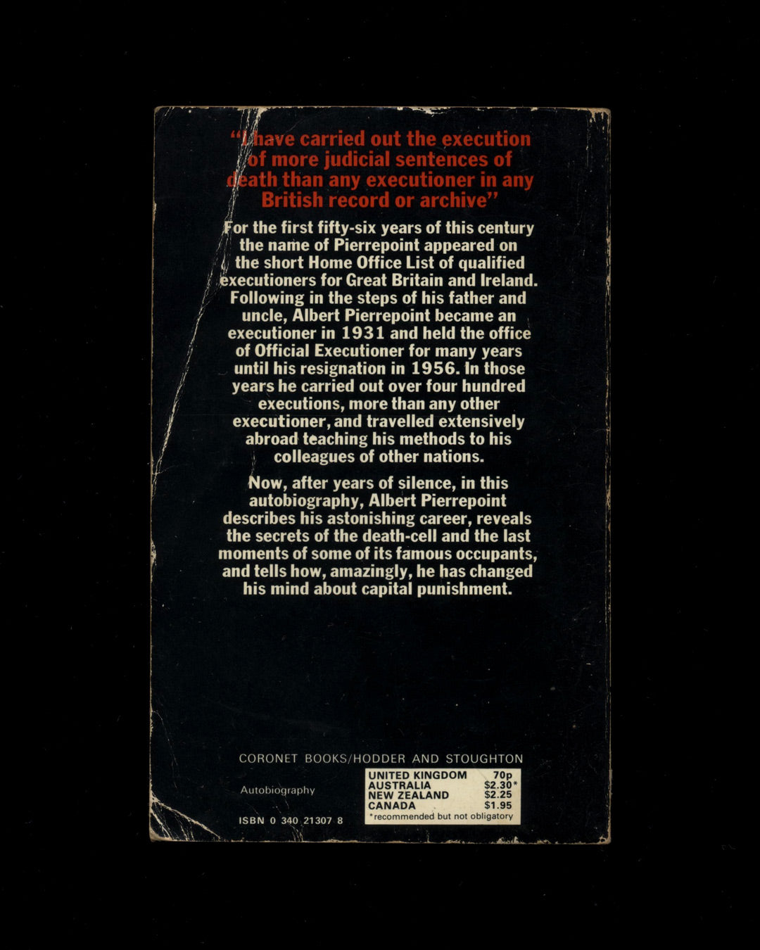 Executioner: Pierrepoint by Albert Pierrepoint