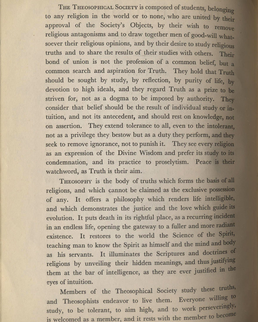 The Theosophist Vol. 80, No. 10, July 1959 edited by N. Sri Ram
