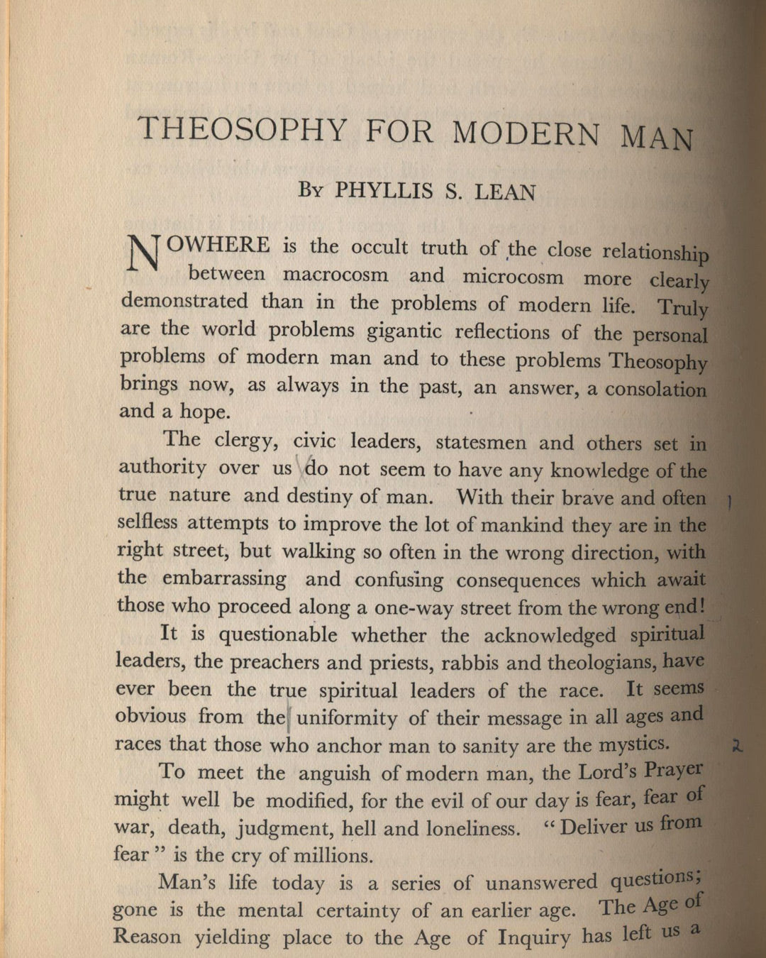 The Theosophist Vol. 80, No. 10, July 1959 edited by N. Sri Ram