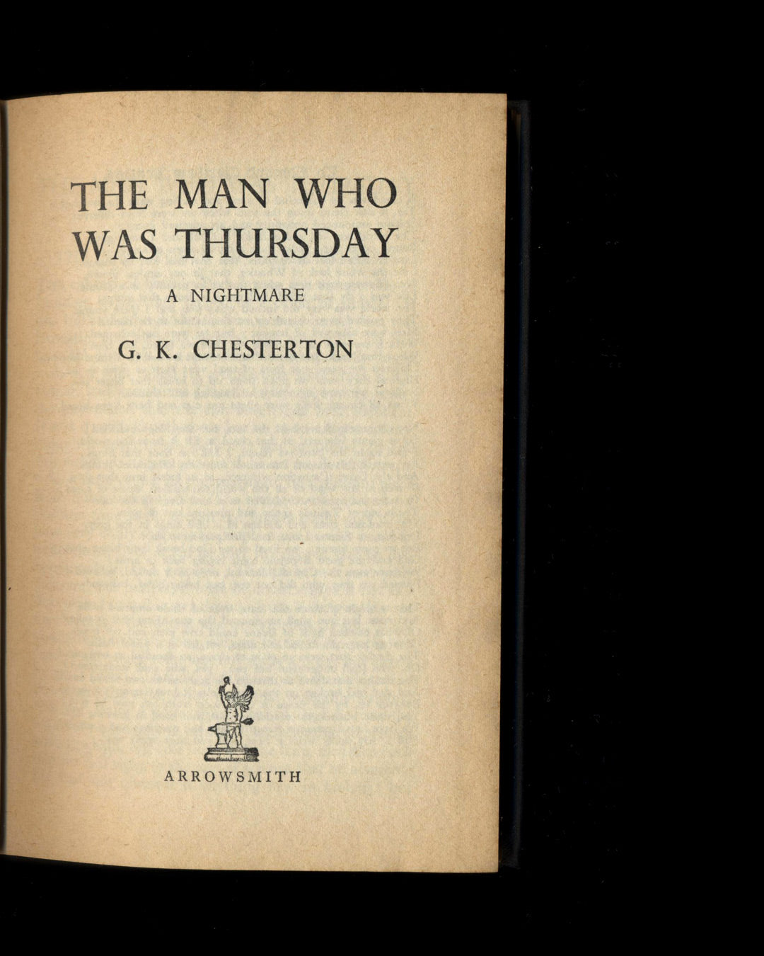 The Man Who Was Thursday by G. K. Chesterton
