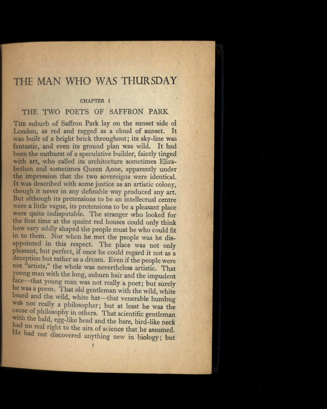 The Man Who Was Thursday by G. K. Chesterton