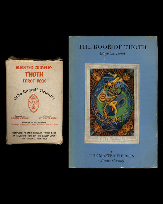 Aleister Crowley Thoth Tarot Deck + The Book of Thoth (Egyptian Tarot) by Aleister Crowley
