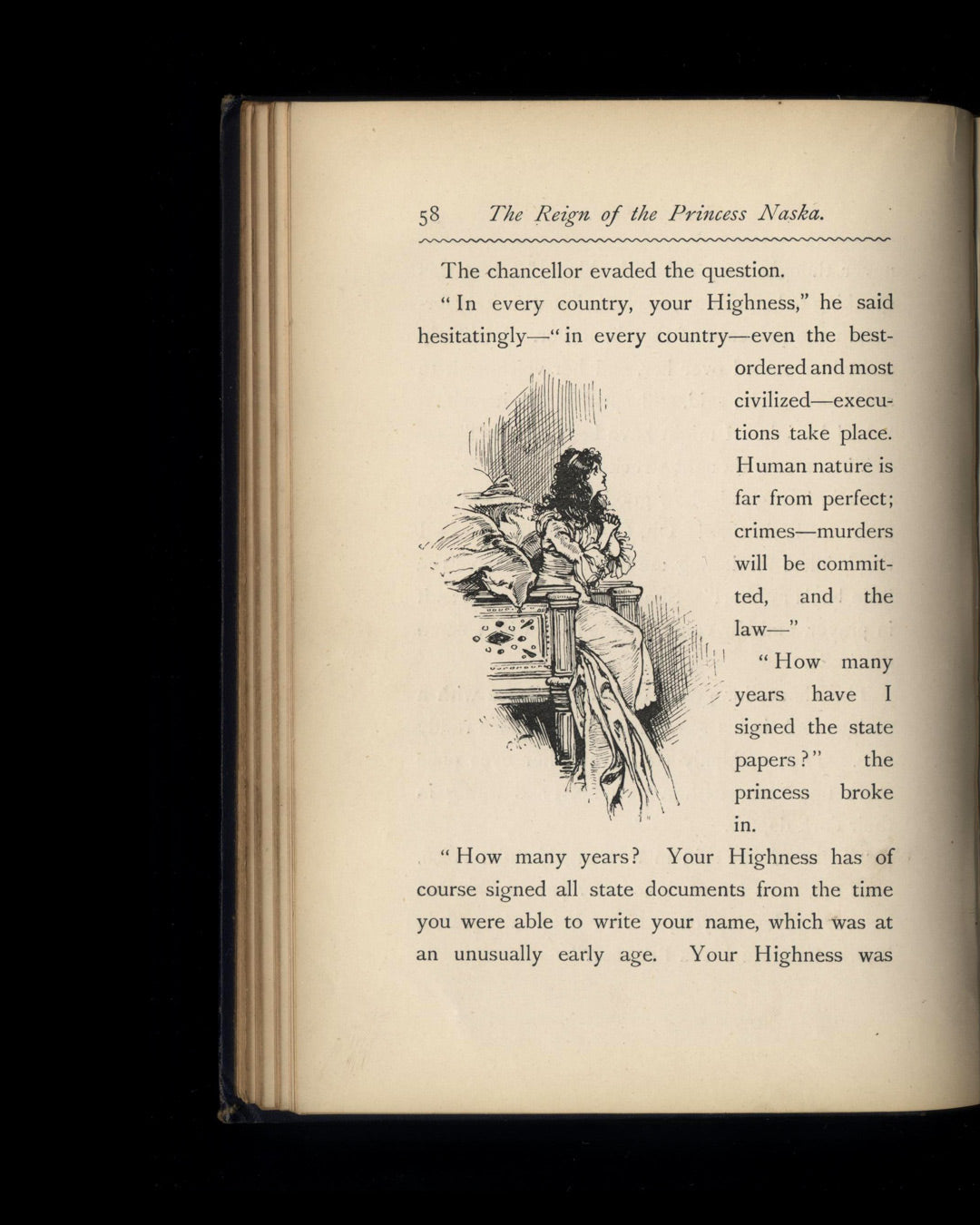 The Reign of the Princess Naska by Amelia Hutchison Striling 1st ed.