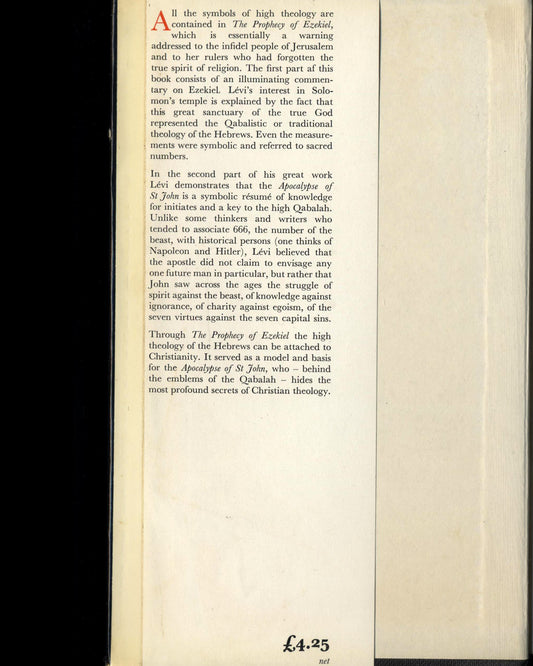 The Mysteries of the Qabalah, Volume II: Studies in Hermetic Tradition by Eliphas Levi 1st ed.