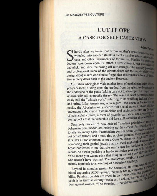 Apocalypse Culture, Edited by Adam Parfrey