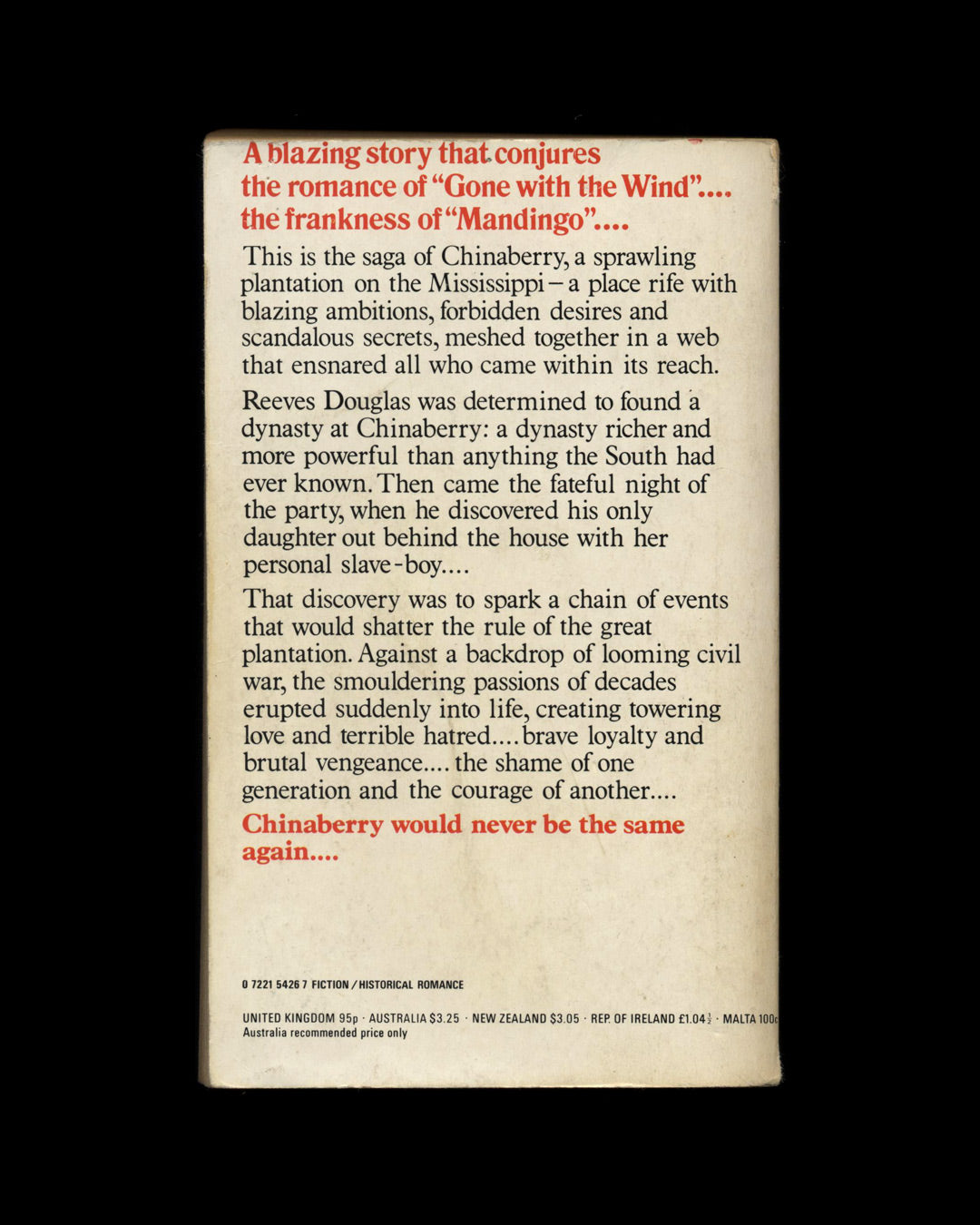 Chinaberry by William Lavender 1st UK ed.