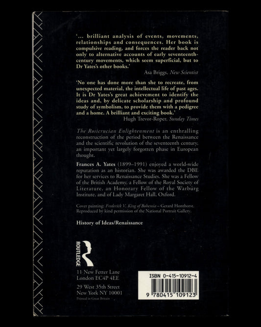 The Rosicrucian Enlightenment by Frances A. Yates