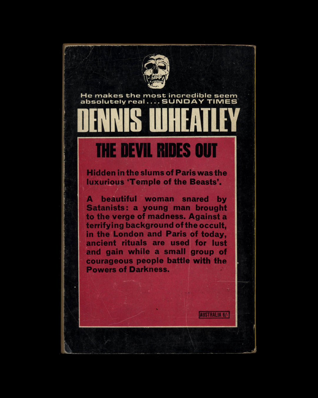 The Devil Rides Out by Dennis Wheatley