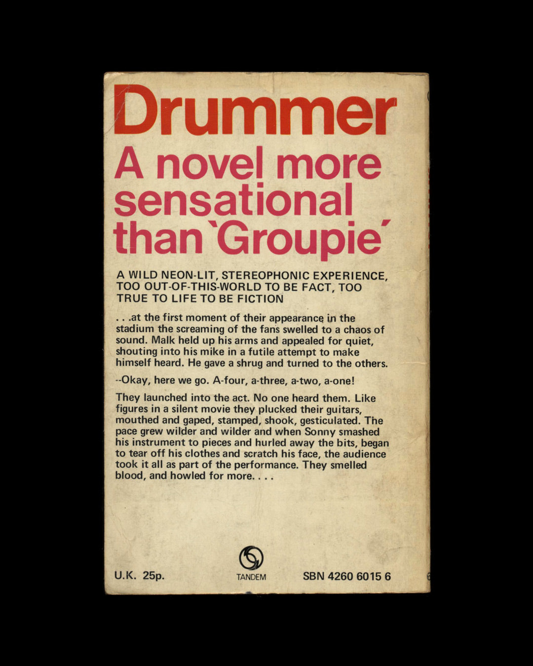 Drummer by Richard Carlile 1st ed.