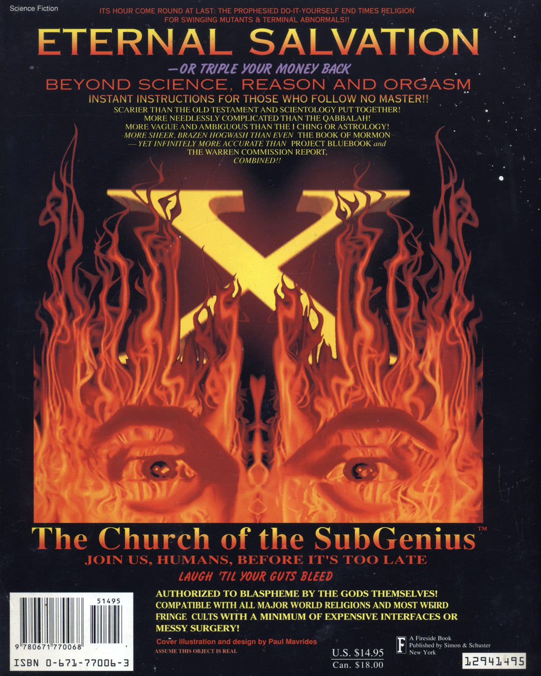 Revelation X: The "BOB" Apocryphon, Hidden Teachings and Deuterocanonical Texts of J.R. "BOB" Dobbs Translated by The SubGenius Foundation, Inc. 1st ed.